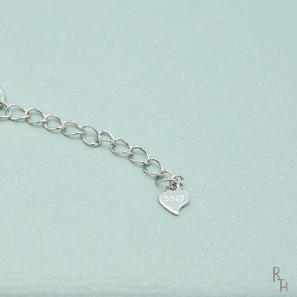 Silver Boho Hamsa Hand Necklace - Picture 4 of 4